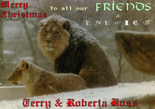 Merry Christmas from Terry & Roberta